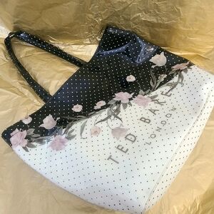 Ted Baker Polka Dot Floral Tote